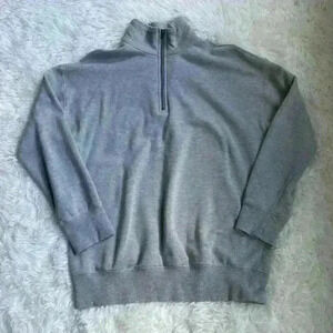 BP Nordstrom’s Quarter Zip Sweatshirt Heather Gray.  Size Medium.